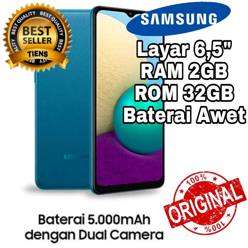 HP SAMSUNG M02 MURAH BANGET RAM 2GB ROM 32GB BATERAI AWET