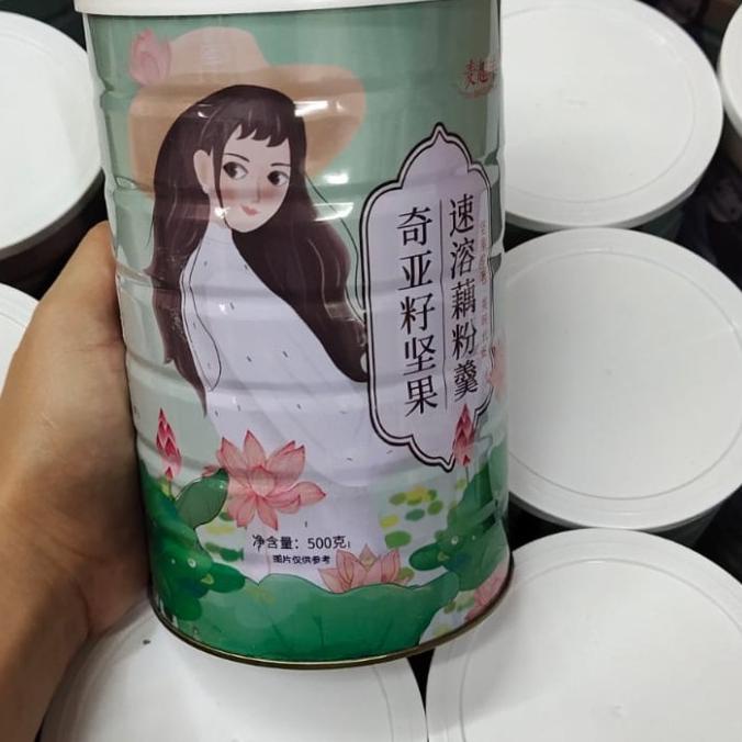

[COD] OU FEN Lotus Root powder bubuk akar teratai sarapan diet sehat 500g [COD]