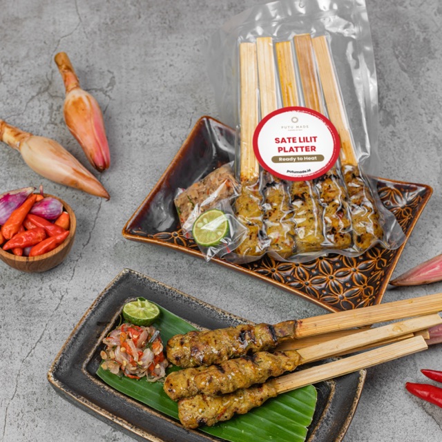 

PUTU MADE Sate Lilit Platter (6 Tusuk) | Smoky & Tasty