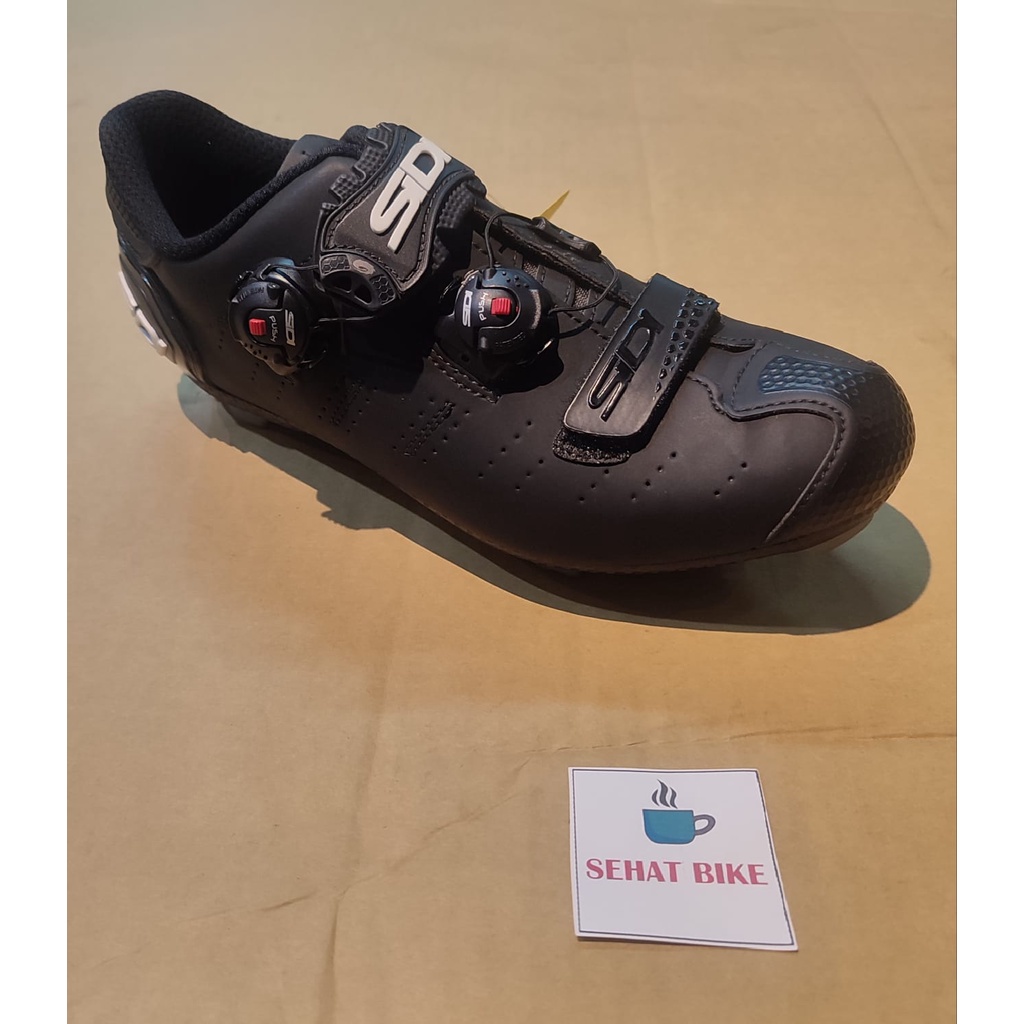 Shoes Sepatu Cleat Sepeda Mtb Sidi Dragon 5 Black Original