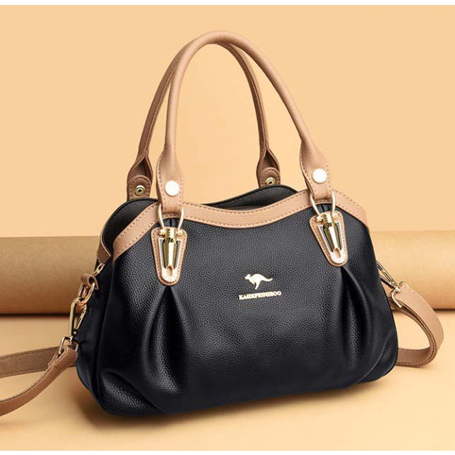 TAS SELEMPANG WANITA KANGGURU Luxury Designer Crossbody Bags for Women 2022 Pu Leather Purses and Handbags Fashion Brand High Quality Shoulder Crossbody Bags