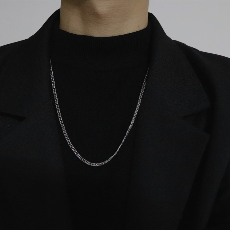 Necklace Korean Style Clavicle Chain Hip Hop Bungee Trend Simple