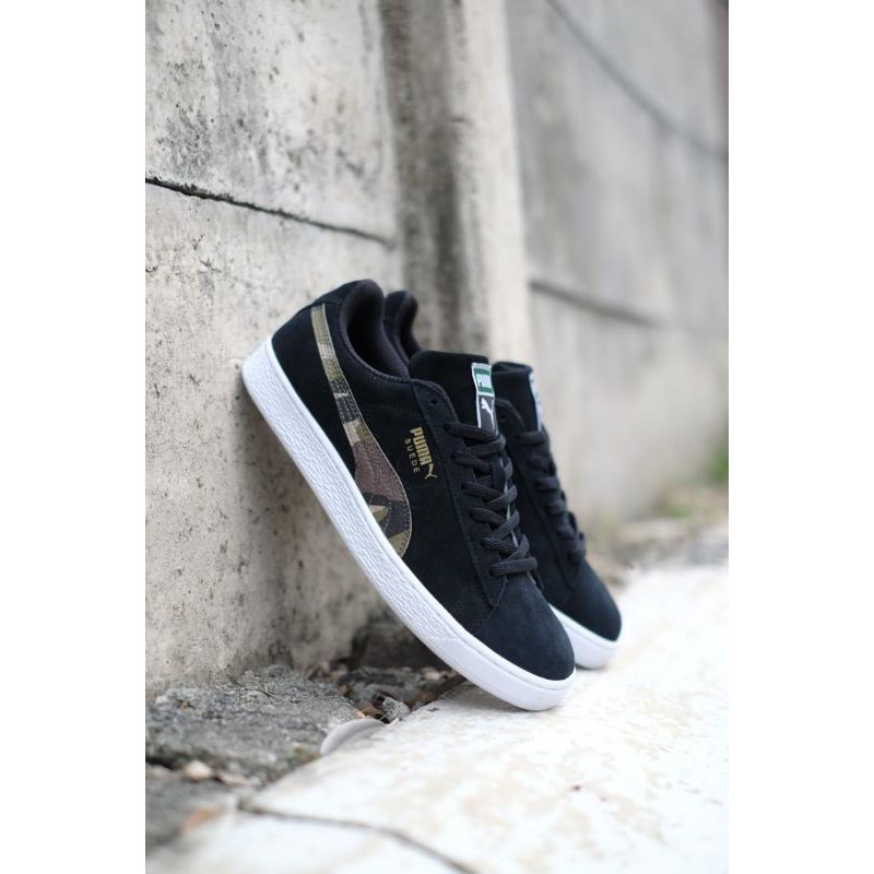 Puma suede  black Army