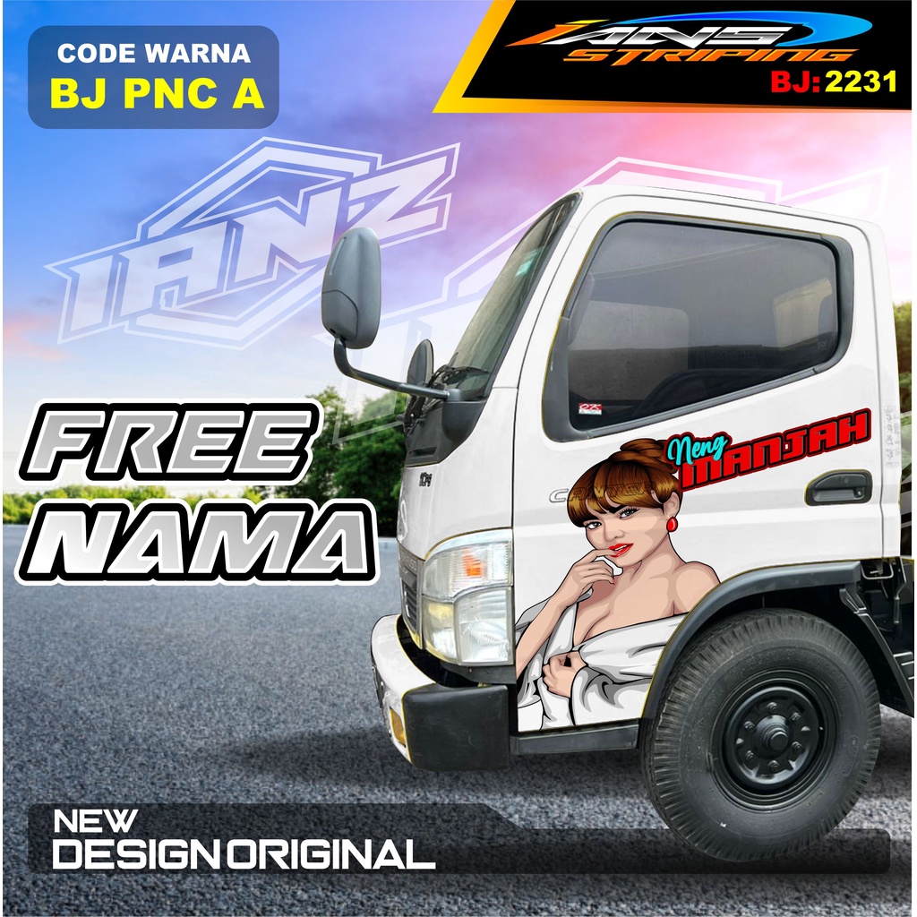 DECAL STICKER PINTU TRUK FUSO RAGASA / DECAL PINTU DUMTRUK  / STIKER MOBIL TRUK / STIKER PINTU TRUK KEREN