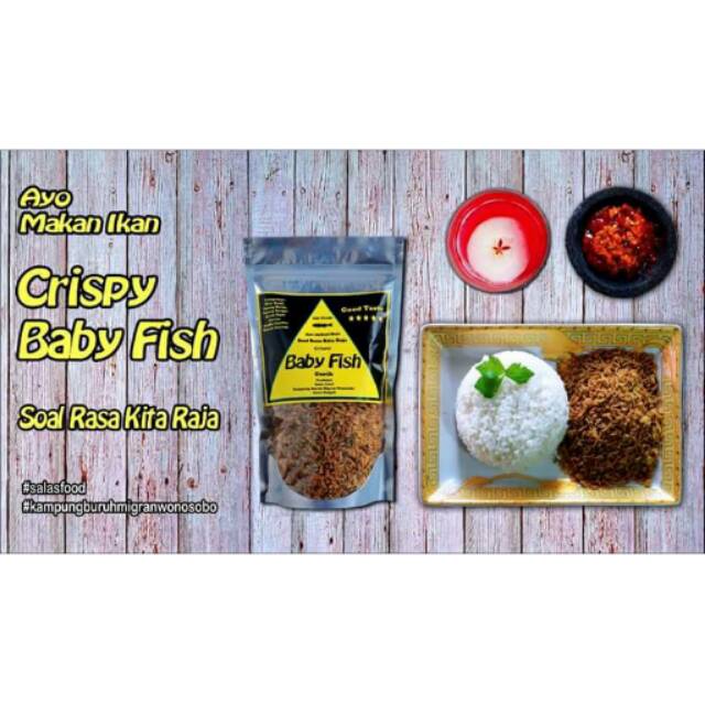 

Crispy Baby fish (ikan crispy) / cemilan ikan