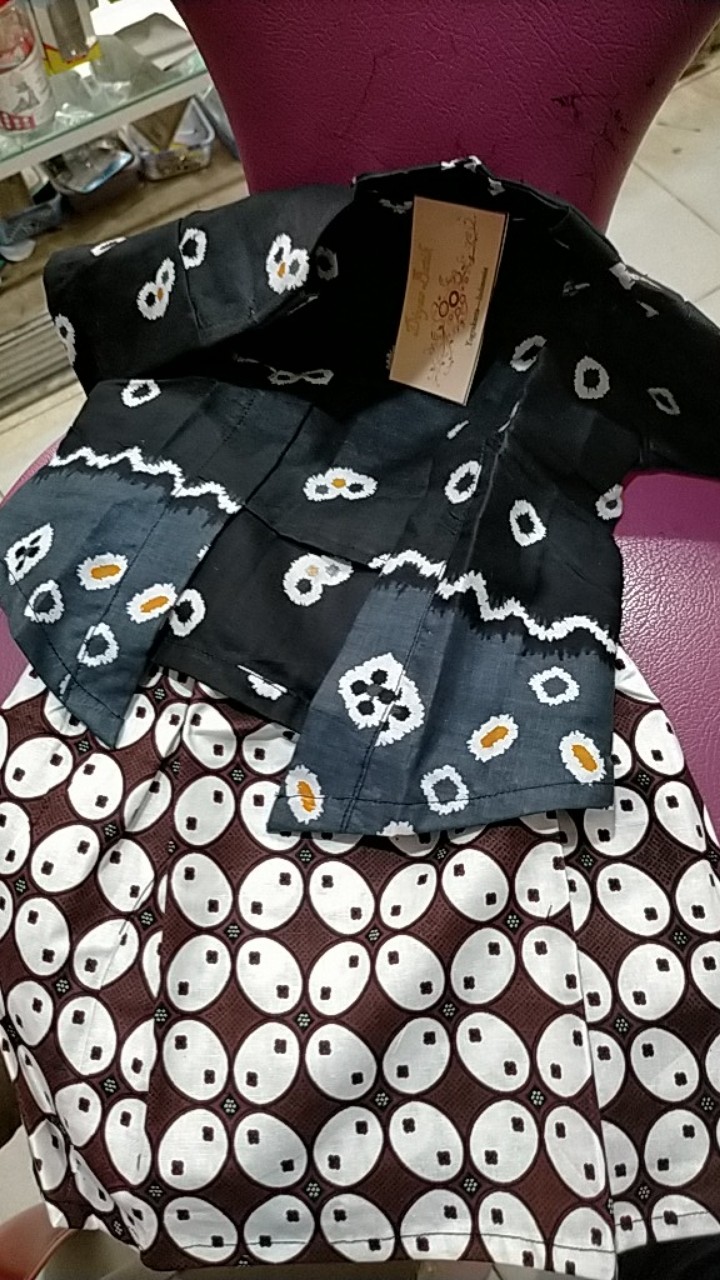Setelan Batik Anak Bahan Katun Ba-185