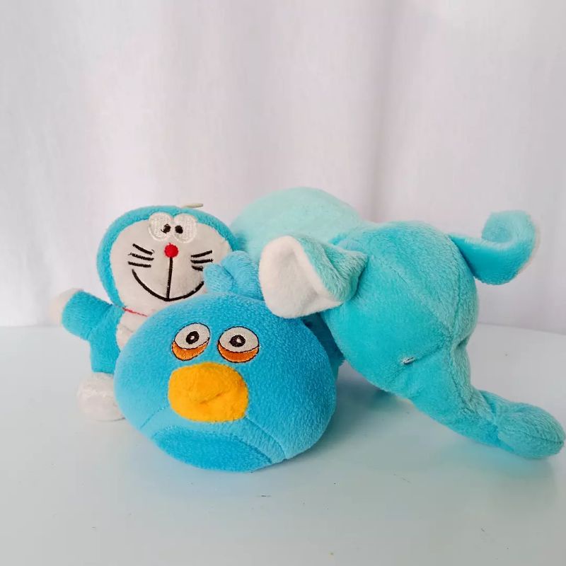 Boneka Preloved / Bekas / Second | Boneka Angry Blue Birds | Boneka Doraemon| Boneka Gajah Bona Lucu