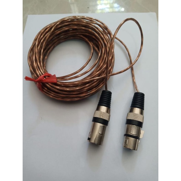 kabel mic makita head skerm jack canon male to canon female panjang 20m