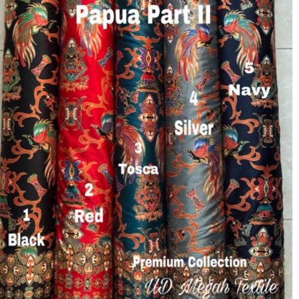 Gh 366 2019 Part Ii Kain Batik Papua Premium Sutra Motif Pria Wanita Lb120 Harga Per 1 Meter B Shopee Indonesia