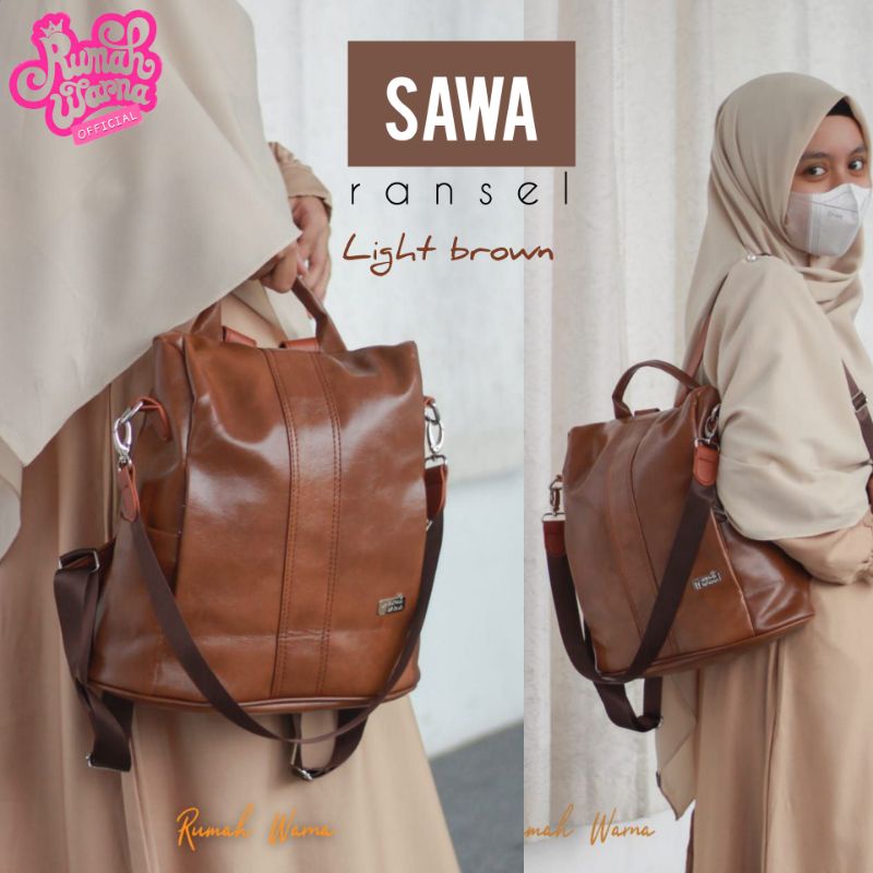 BagCorner - TAS RANSEL M 2IN1 SAWA RUMAH WARNA