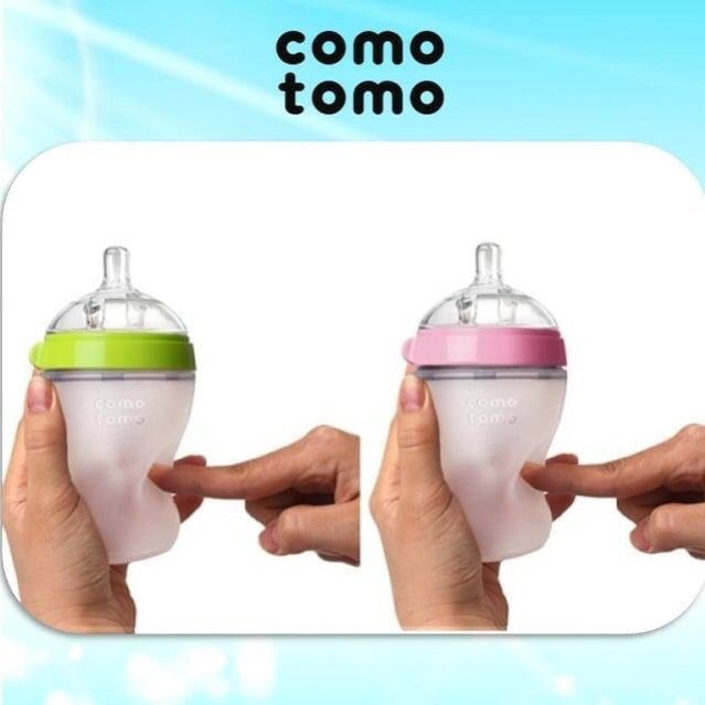 COMOTOMO PINK 250ML TWIN PACK BOTTLE  - botol susu bayi | comotomo