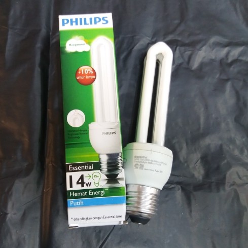 Philips Essential 14Watt Putih/ Kuning (sudah termasuk Bubble Wrap)