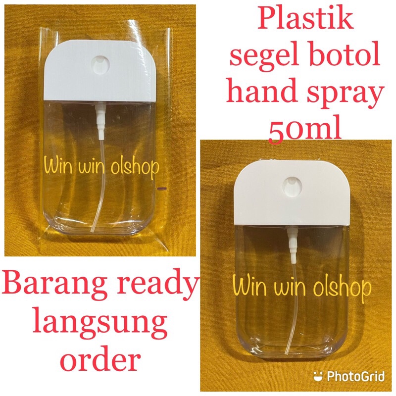 plastik segel botol spray kotak 50ml segel plastik spray plastik segel shrink