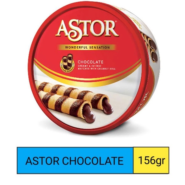 

Astor Double Coklat wafer stick 156g 156 gram