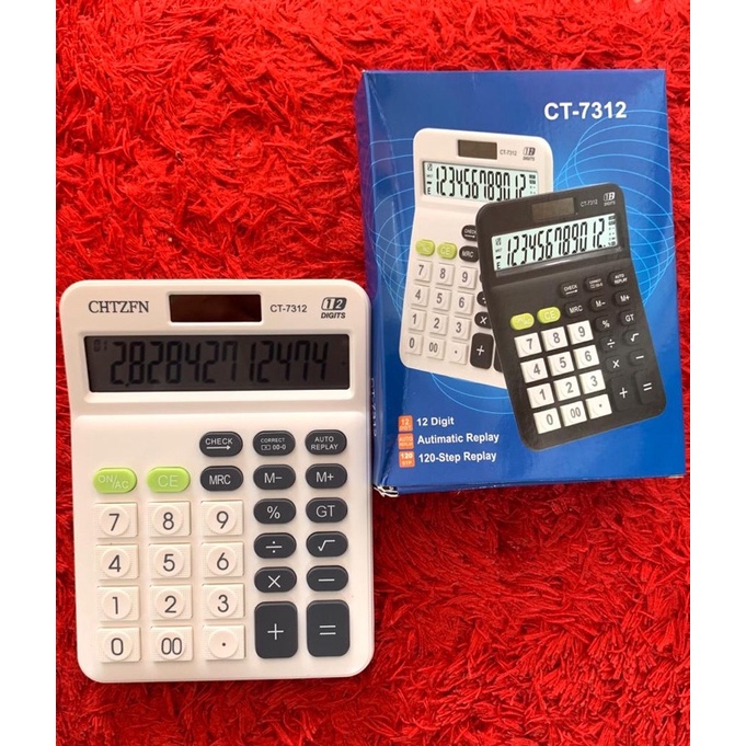 

KALKULATOR CT 7312 CHECK AND CORRECT KALKULATOR SAKU POCKET - KALKULATOR DAGANG