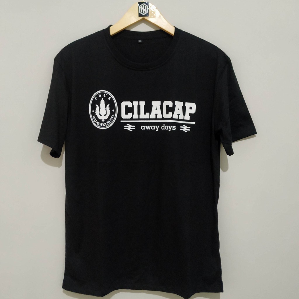 kaos tshirt casual pscs cilacap fans awaydays
