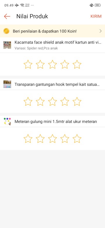 Kacamata Face Shield Anak Motif Kartun Anti Virus