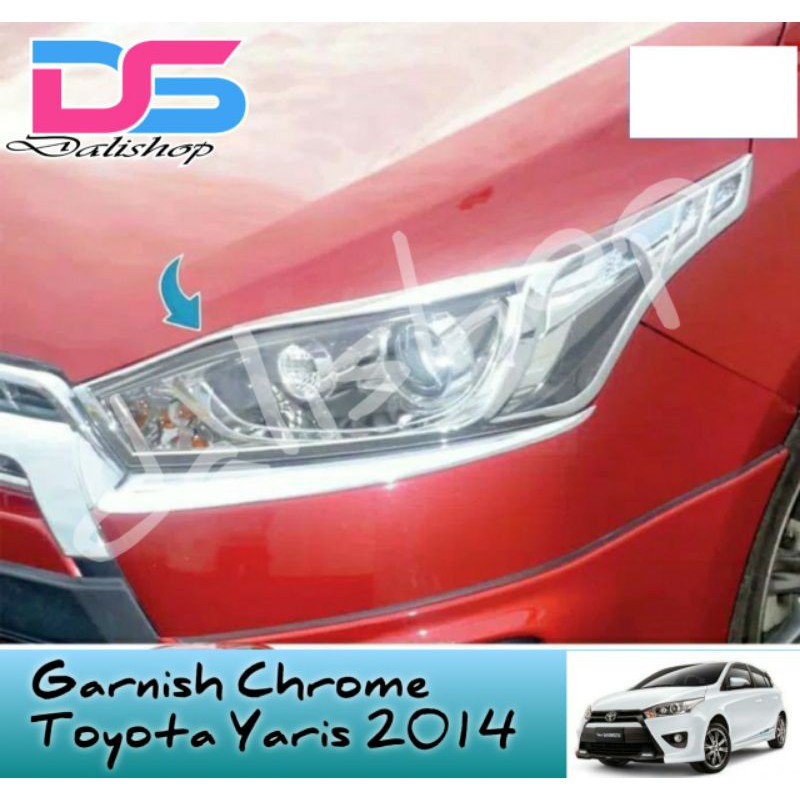 Garnish / List Lampu Depan Grand All New Yaris 2014