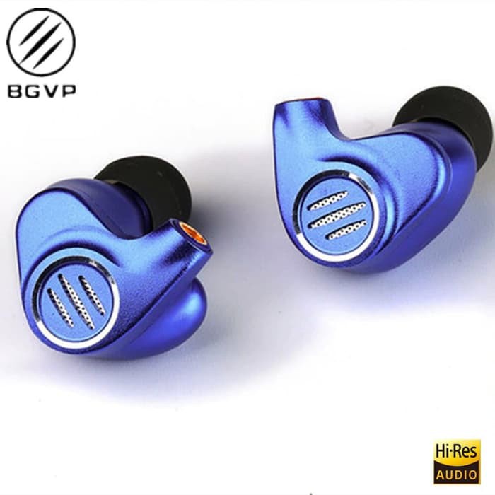 BGVP DMS HiFi Earphone 6BA + 1DD with mic - metal body