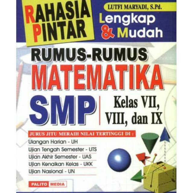 Daftar bidang cabang matematika lengkap