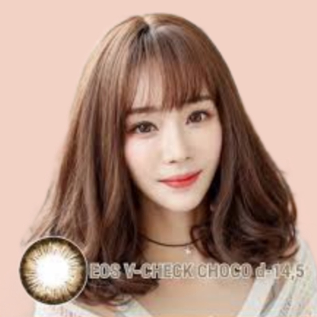 Softlens EOS V-Check - Soflens Black Gray Choco dan Brown