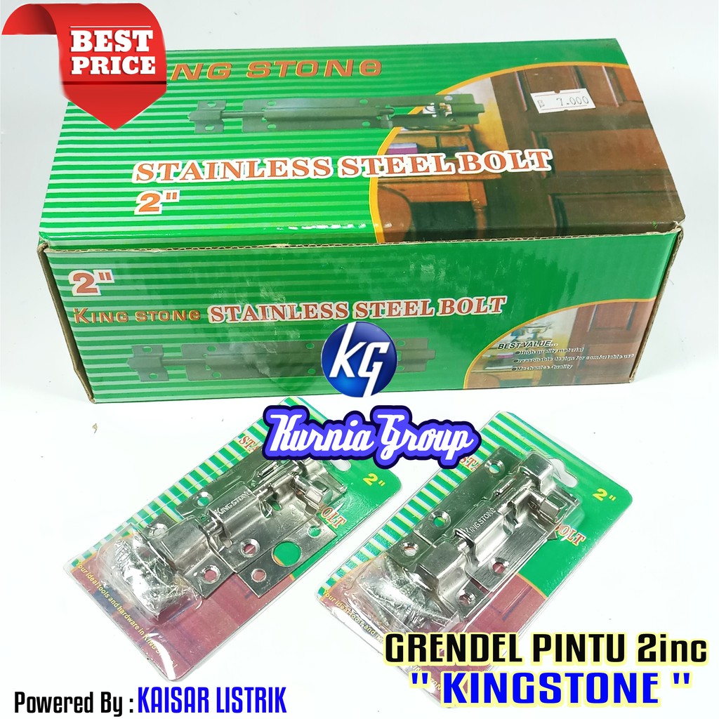 GRENDEL KUNCI 2INC 4INC KING STONE STENLIS SLOT KUNCI PINTU JENDELA SLOROKAN KONCIAN TERMURAH