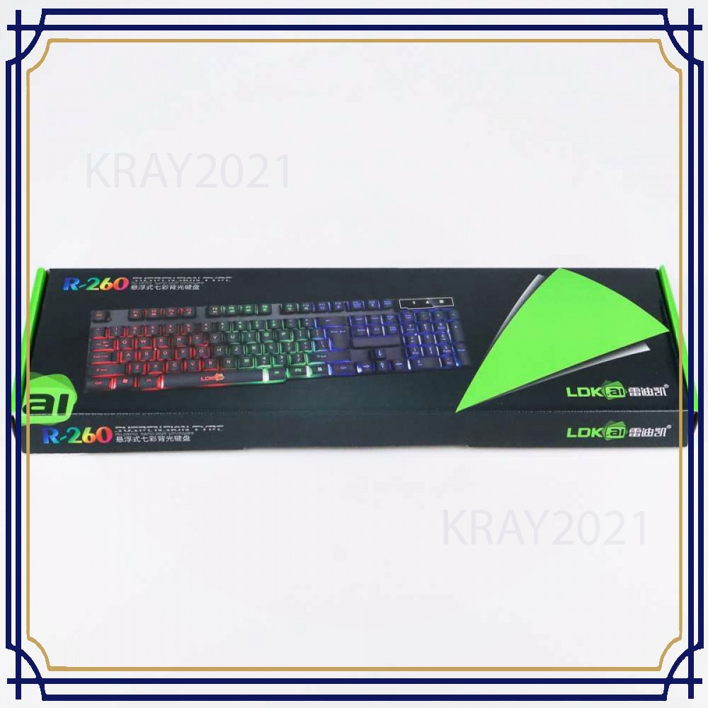 Gaming Keyboard RGB LED Wired KB009