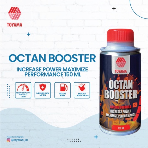 New Toyama Octane Booster Cairan Penambah Octane Bensin Octan Booster