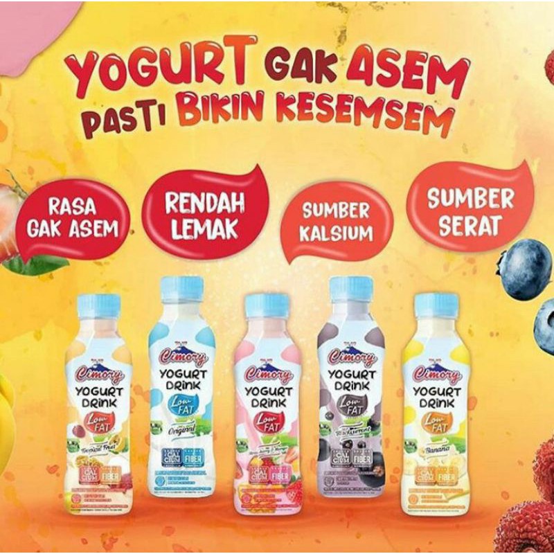 

cimory yogurt drink low fat Produk Terlaris