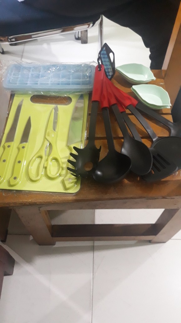 Alat Masak Spatula Set 6 - Black