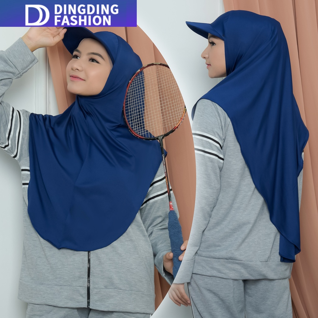 DingDing Fashion - Kerudung sport jilbab rabbani hijab sport premium jilbab rabbani ori hijab topi s