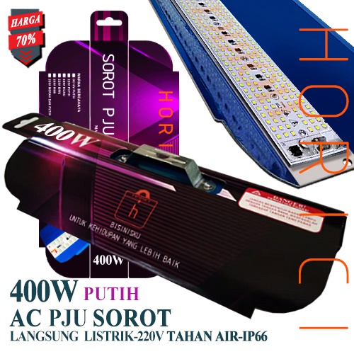 LAMPU JALAN  400W PANJANG / PJU LED SUNLAMP SOROT OUTDOOR