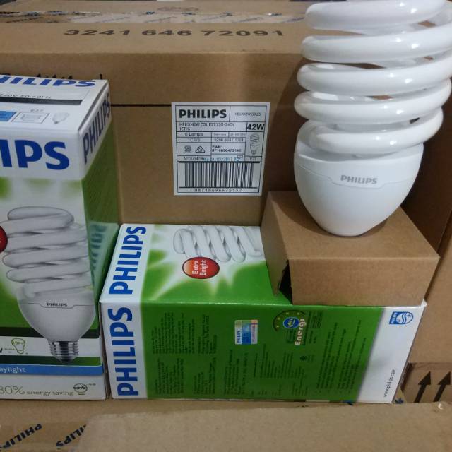 Lampu philips helix tornado 42w