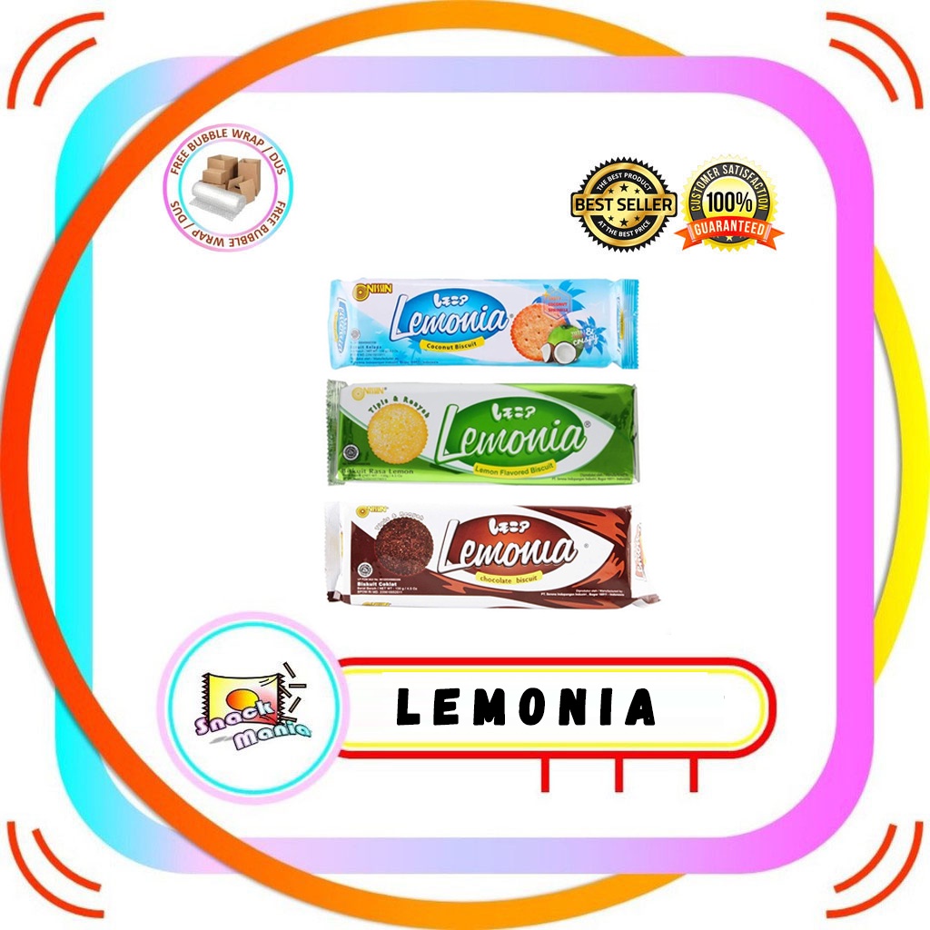 

Nissin Lemonia Chocolate Coconut Lemon Cookies Biscuits 130 gr