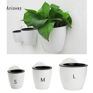 Pot Bunga Gantung Dinding Otomatis Kreatif untuk Dekorasi Pot Bunga Gantung Dinding Otomatis Kreatif untuk Dekorasi