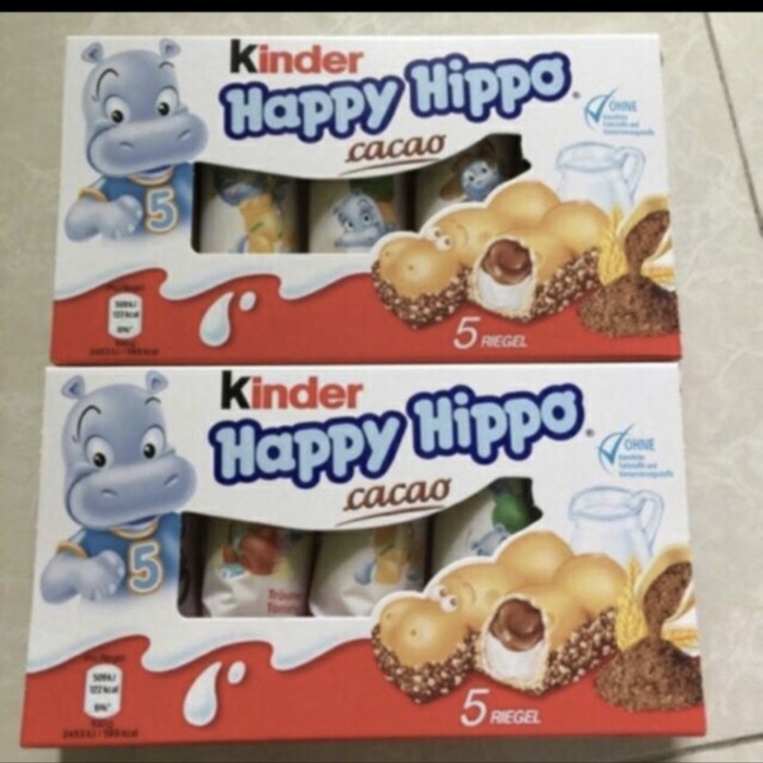 COKELAT- KINDER HAPPY HIPPO COCOA CACAO COKLAT IMPORT -COKELAT.