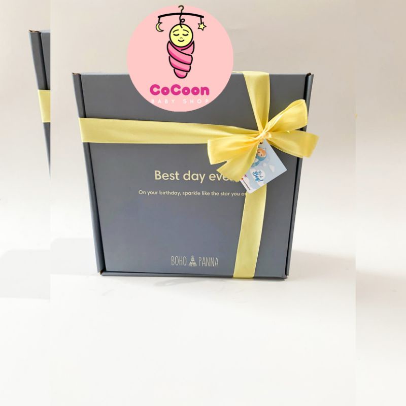 Box Bohopanna Best Day Ever / Kotak Kado Bayi dan Anak Hadiah Gift