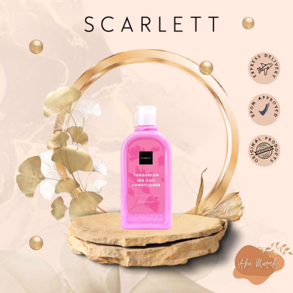 ✨ AKU MURAH ✨ Scarlett Sea Salt Shampoo &amp; Fragrance Conditioner