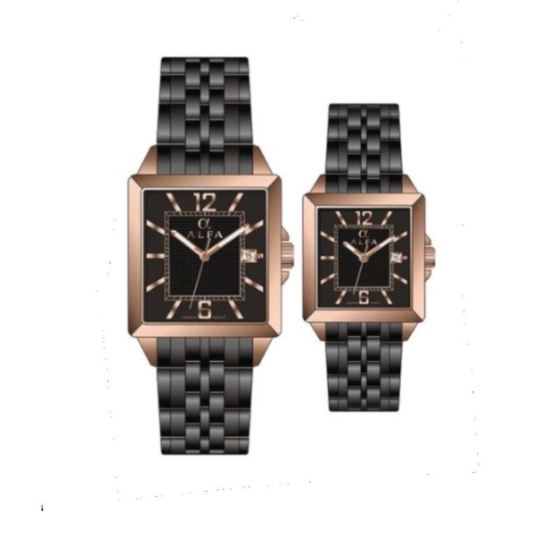 Jam Tangan Couple Alfa 88102M
