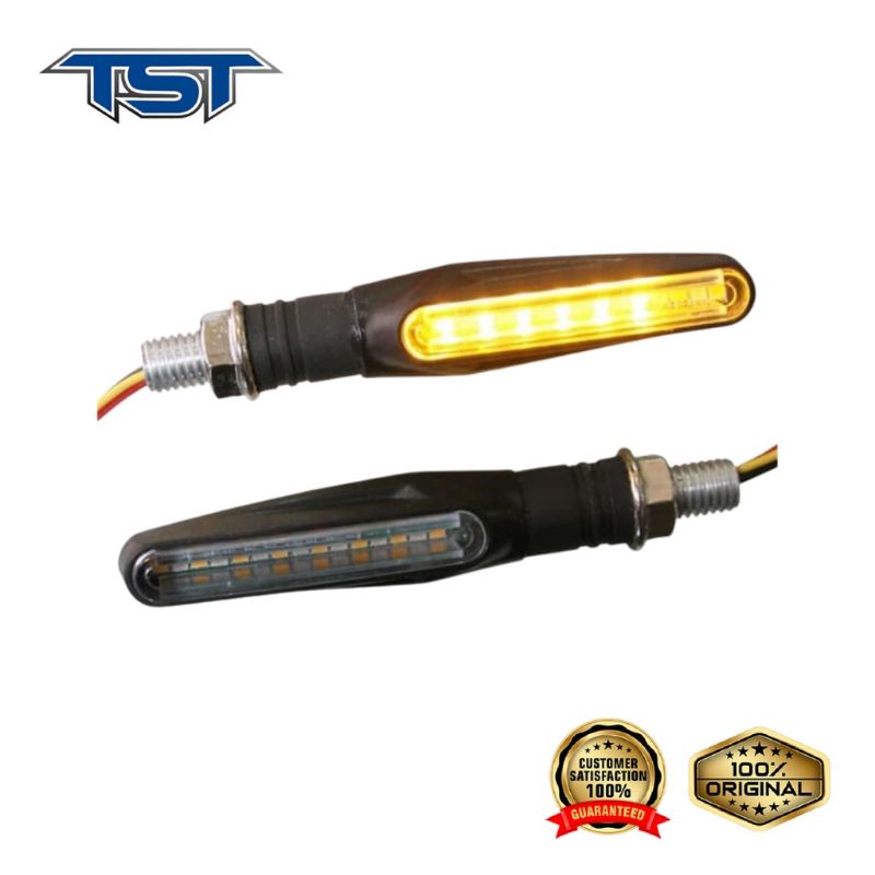 Lampu sein Tst model Torpedo Universal sein motor Senja biru sen kuning l