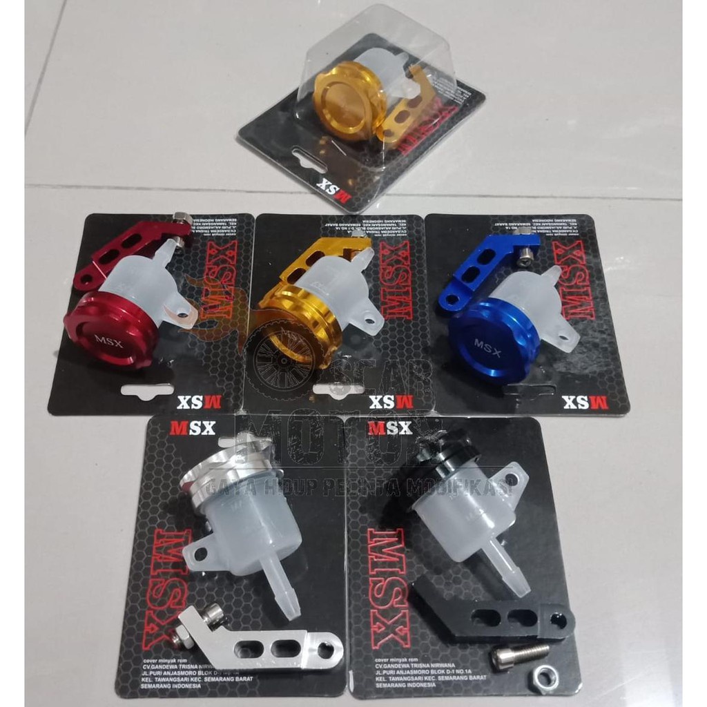 Tabung Minyak Rem Warna Universal Botol Oli Rem Motor Beat Mio Vario Scoopy Nmax Jupiter Supra Dll motor