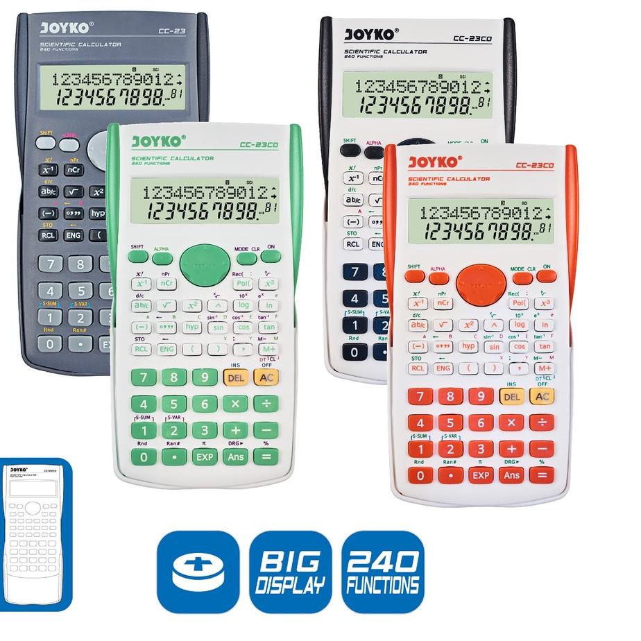 

Recomend Calculator Kalkulator Joyko CC-23 Scientific 240 Functions .
