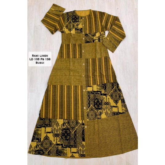 gamis inayah semi butik / gamis inayah / inayah seri 21628