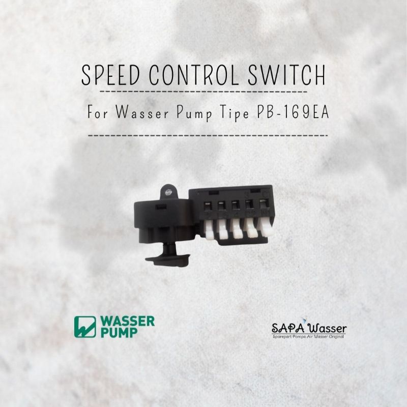 Speed Control Switch Pompa Dorong Wasser PB-169EA