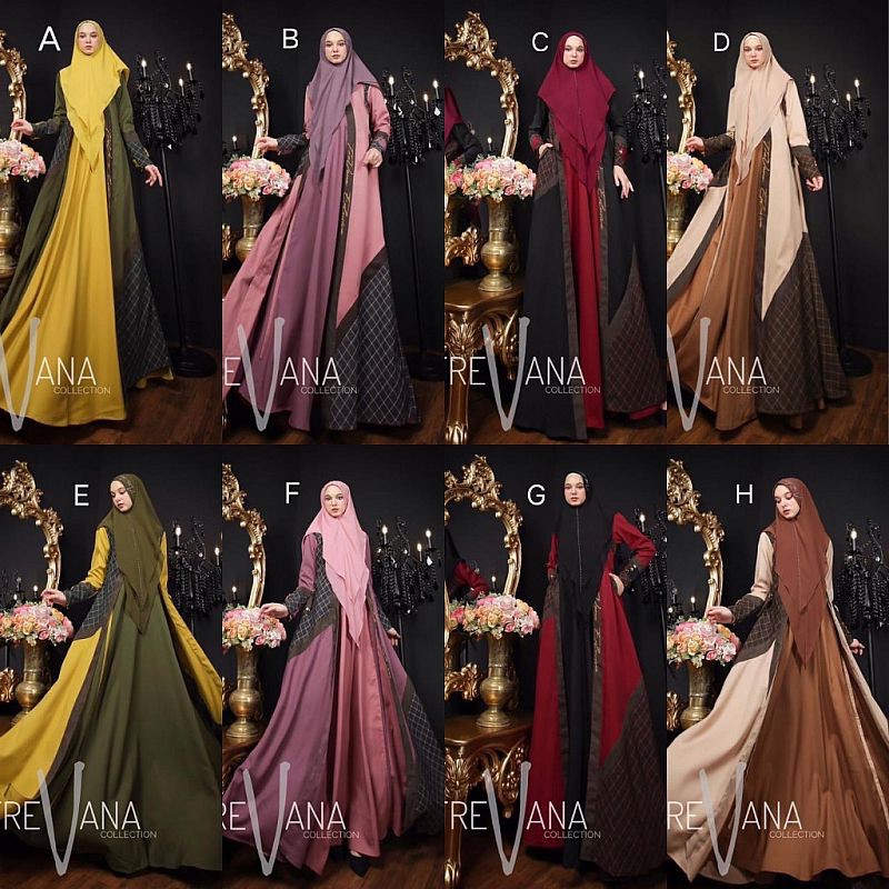 Gamis sabhira Ori / QINARA SYARI EXCLUSIVE BY TREVANA (READY)