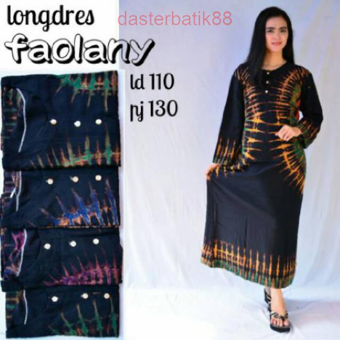 DASTER BATIK Longdress felano / grosir batik murah pekalongan GROSIR