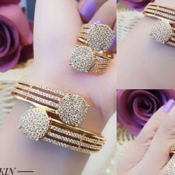 Xuping Set Gelang dan  Cincin T2457