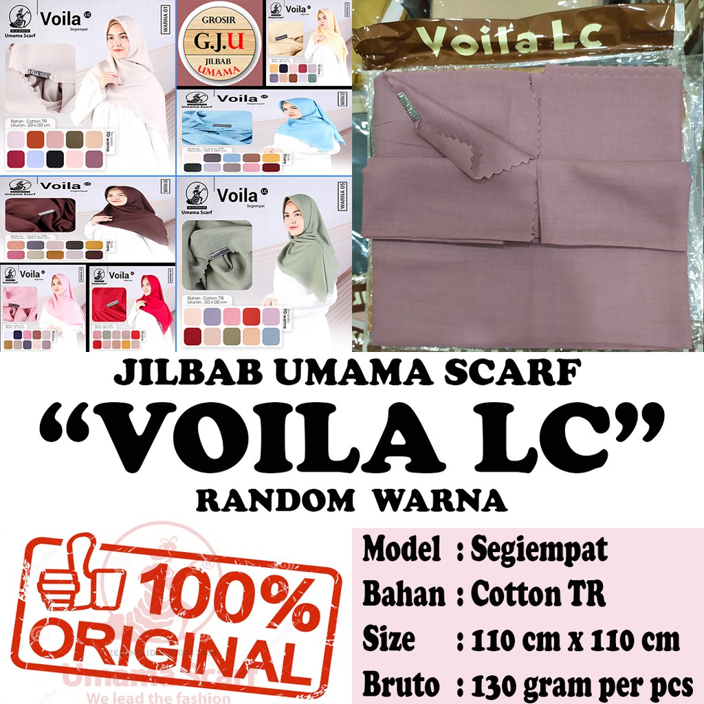 Umama VOILA LC jilbab hijab lasercut segiempat random Umama VOILA LC jilbab hijab lasercut segiempat random