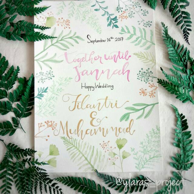 Watercolor Wedding Gift / Wall Decor / Wedding Decor