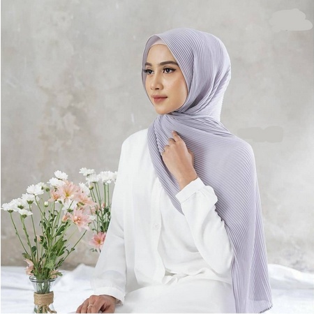 Pashmina chayra full plisket 180 x 75 / Pashmina lidi full ceruty babydoll